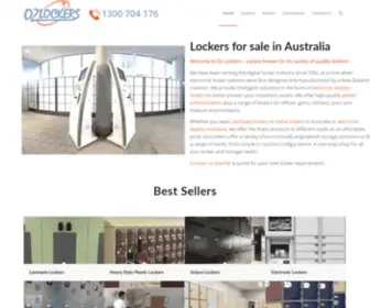 Ozlockers.com.au(Lockers for Sale) Screenshot