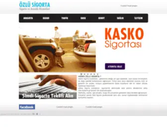 Ozlusigorta.net(ÖZLÜ SİGORTA) Screenshot