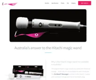 Ozmagicwand.com.au(Hitachi Magic Wand Australia (Free shipping & Warranty)) Screenshot