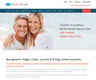 Ozmedsonline.com(Generic Viagra & Cialis Pills Australia) Screenshot