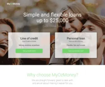 Ozmoney.com.au(Personal Loans & Cash Loans Approved Fast) Screenshot