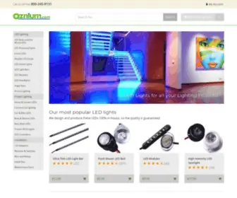 Oznium.com(LED Lights) Screenshot