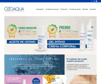 Ozoaqua.es(Laboratorios Ozoaqua) Screenshot