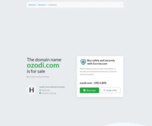 Ozodi.com(Ozodi) Screenshot