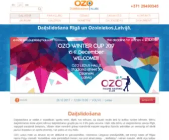 Ozoklubs.lv(OZO Daiļslidošanas klubs) Screenshot