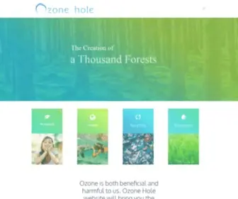 Ozone-Hole.org.uk(The Ozone Hole Website) Screenshot