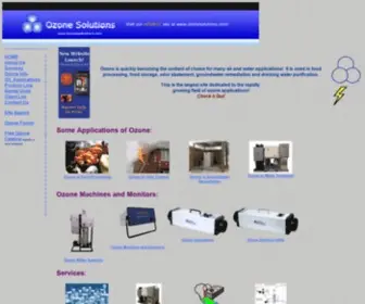 Ozoneapplications.com(Ozone Solutions) Screenshot
