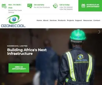 Ozonecool.com(HVAC Specialists) Screenshot