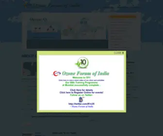 Ozoneforumofindia.com(Ozone Forum of India) Screenshot