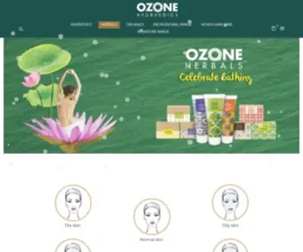 Ozoneherbals.com(Skin Care Products) Screenshot