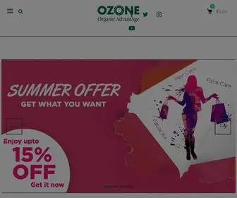 Ozoneorganicadvantage.com(Salon Products) Screenshot