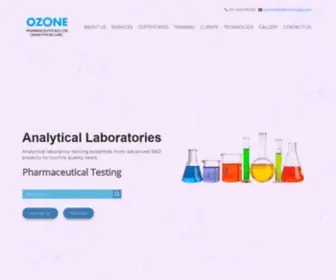 Ozonetestinglab.com(Analytical Testing Lab in Gurgaon) Screenshot