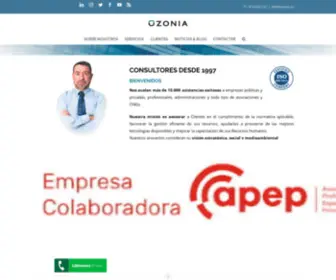 Ozoniaconsultores.es(Consultores de Empresas y del 3º Sector desde 1997) Screenshot