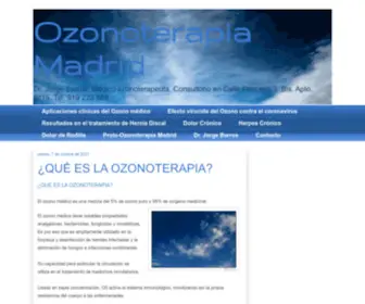 Ozonoterapiamadrid.com(Ozonoterapia Madrid) Screenshot