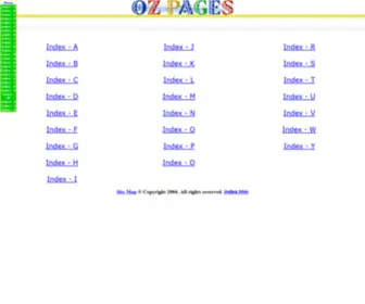 Ozpages.com.au(Information Source and more Australian and the the world) Screenshot