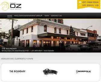 Ozpubgroup.com.au(Oz Pub) Screenshot