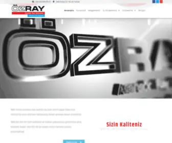 Ozray.com.tr(Özray) Screenshot