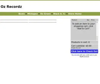 Ozrecordz.com(Oz Recordz) Screenshot