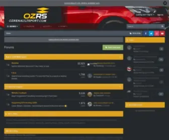 Ozrenaultsport.com(OZ Renault Sport) Screenshot