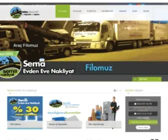 Ozsemanakliyat.com(Sema Evden Eve Nakliyat ve Asansörlü Taşımacılık) Screenshot