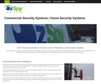 Ozspysecurity.com.au(OzSpy security solutions) Screenshot
