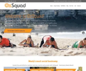 Ozsquad.com.au(Bootcamp Manly Beach) Screenshot