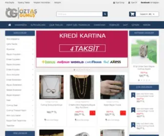 Oztasgumus.com(Öztaş Gümüş Takı Tasarım) Screenshot