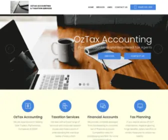 Oztaxaccounting.com.au(OzTax Tax Accounting & Taxation Services) Screenshot