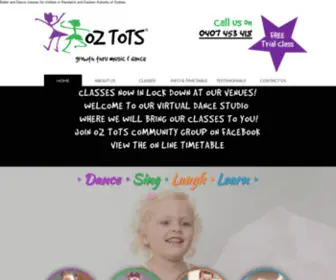 Oztots.com(OZ TOTS dance for 3 to 8 years old) Screenshot