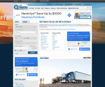 Oztransportdirectory.com.au(Trucks For Sale in Australia) Screenshot