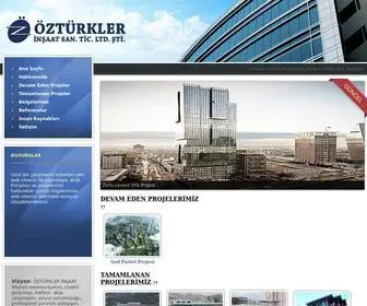 Ozturklerinsaatsan.com(öztürkler) Screenshot