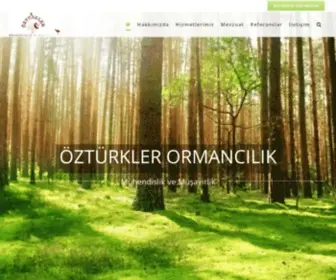 Ozturklerormancilik.com(Öztürkler) Screenshot