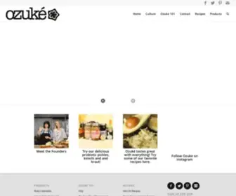 Ozuke.com(Ozuké) Screenshot