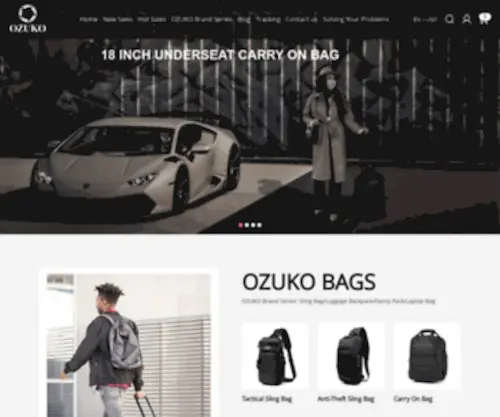 Ozuko-Bag.com(OZUKO MAN BAGS Manufacturer From China) Screenshot