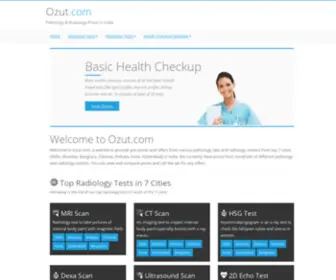 Ozut.com(Pathology & Radiology Test Prices in India) Screenshot