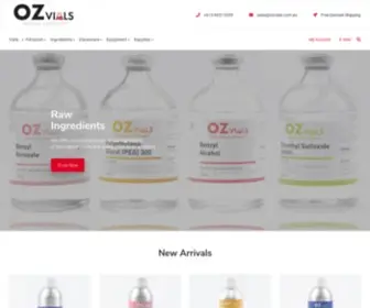 Ozvials.com.au(Medical Lab Supplies Australia) Screenshot