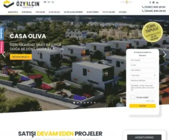 Ozyalcinconstruction.com(Özyalçın) Screenshot