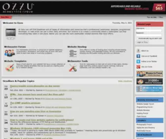 Ozzu.net(Webmaster Forums) Screenshot