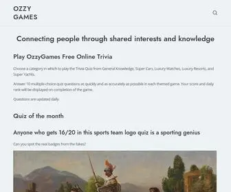 Ozzygames.com(Ozzy Games) Screenshot