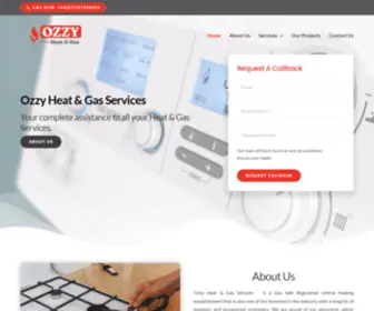 Ozzyheatandgas.co.uk(Heat & Gas Services) Screenshot