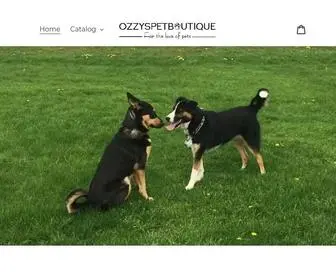 Ozzyspetboutique.com(Ozzy's Pet Boutique) Screenshot