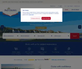 P-AND-Ocruises.com(P&O Cruises) Screenshot