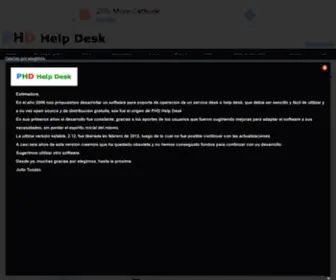 P-HD.com.ar(PHD Help Desk) Screenshot