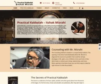 P-Kabbalah.com(Itzahk Mizrahi) Screenshot