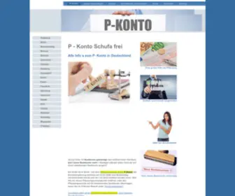 P-Konto-Schufafrei.de(P Konto) Screenshot