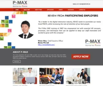 P-Max.sg(P-Max Place-and-Train Programme) Screenshot