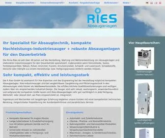 P-Ries.de(Absauganlagen) Screenshot