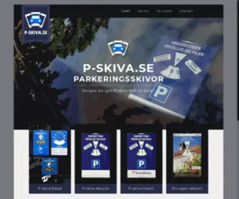 P-Skiva.se(P-skiva parkeringsskivor parkeringsskiva) Screenshot