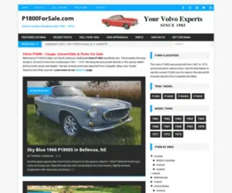 P1800Forsale.com(Volvo P1800 For Sale) Screenshot