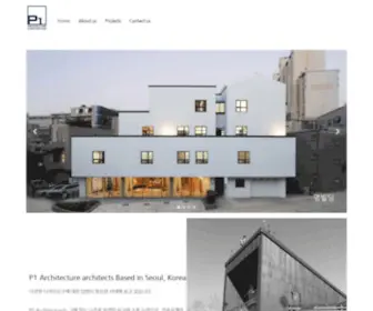 P1Architecture.com(P1 Architecture) Screenshot